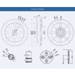 T-MOTOR MN1005 V 2.0 KV90 Ultraleichter Flugzeug motor Big Thrust Antigra vitation 1005 V 2.0 Bürstenloser Motor hubschrauber Hochgeschwindigkeits-UAV